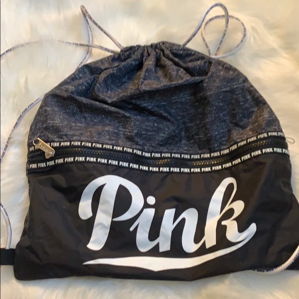VS Pink drawstring backpack